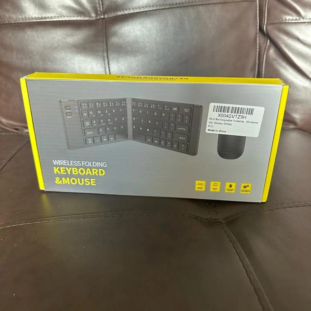 Wireless Folding Keyboard & Mouse Set